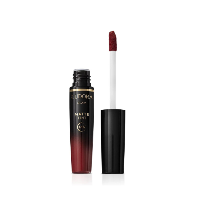 Batom Líquido Bordô Intenso Glam Matte Tint 4g