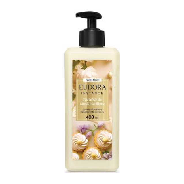 Creme Hidratante Corporal Instance Doces Finos Limão Siciliano 400ml