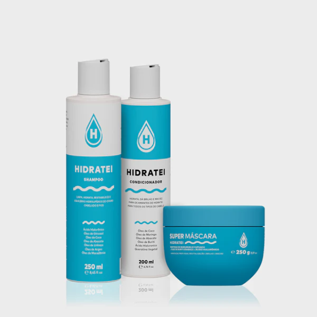 Kit Hidratei Multifuncional  Shampoo / Condicionador / Creme