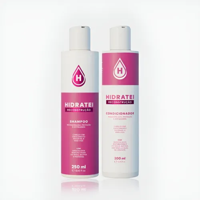 Kit Hidratei Reconstrução Shampoo + Condicionador