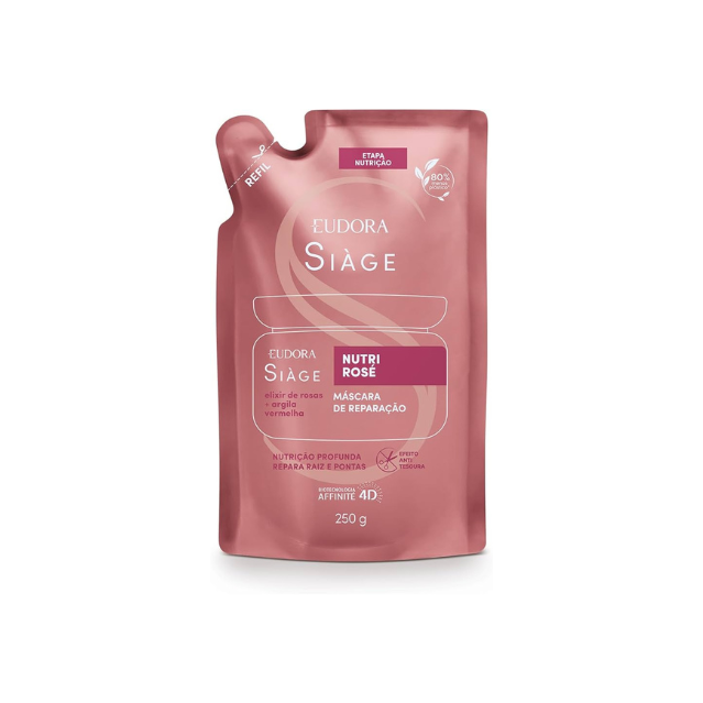 Refil Máscara Capilar Siàge Nutri Rosé 250g